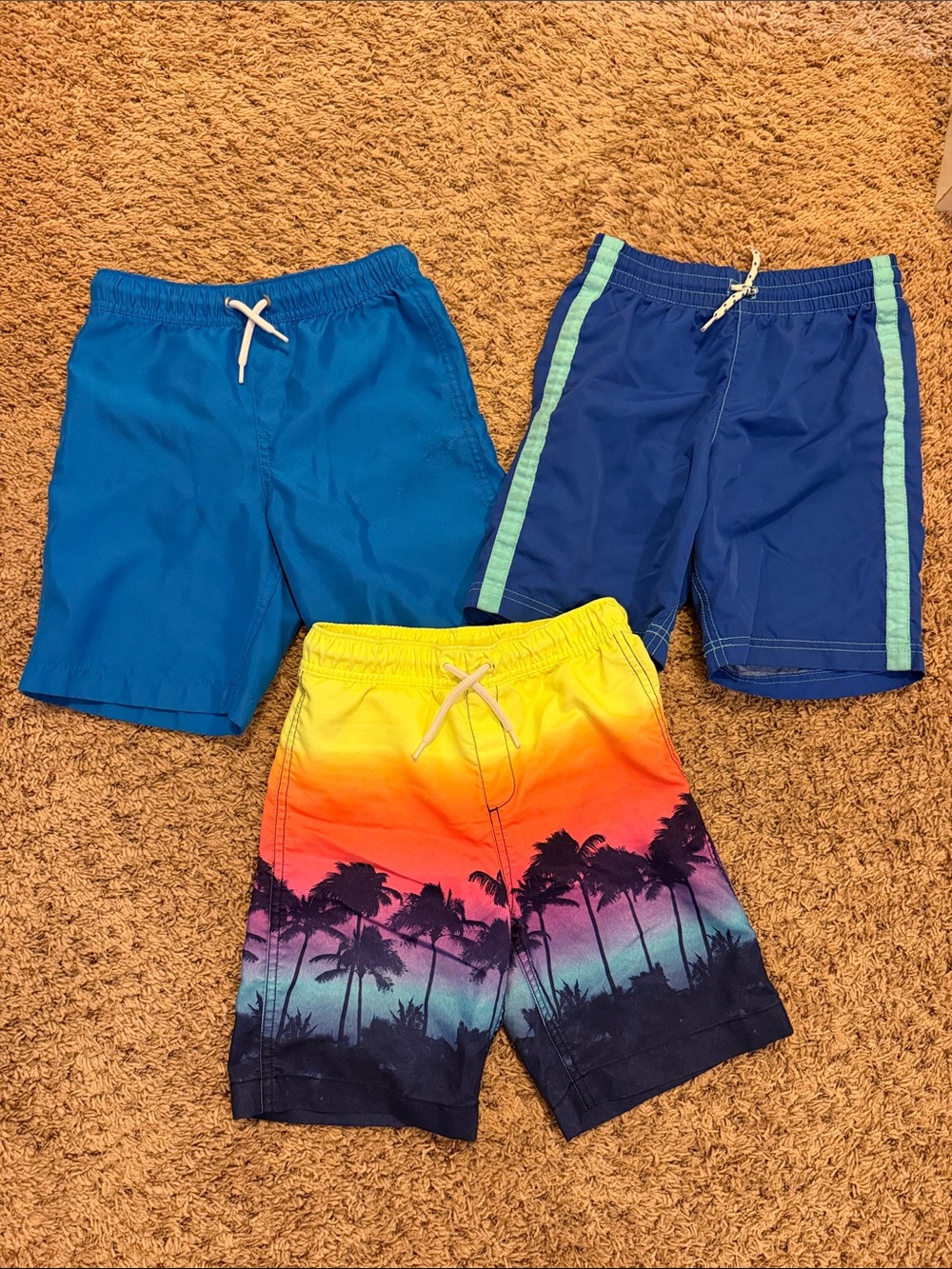 Old Navy and Land’s End Boys Swim Trunks Set